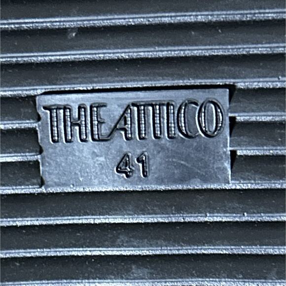 The Attico Women's Red Zebra Printed Indie Flat Thong Sandals Shoes-Sz 41/10US - Picture 6 of 6